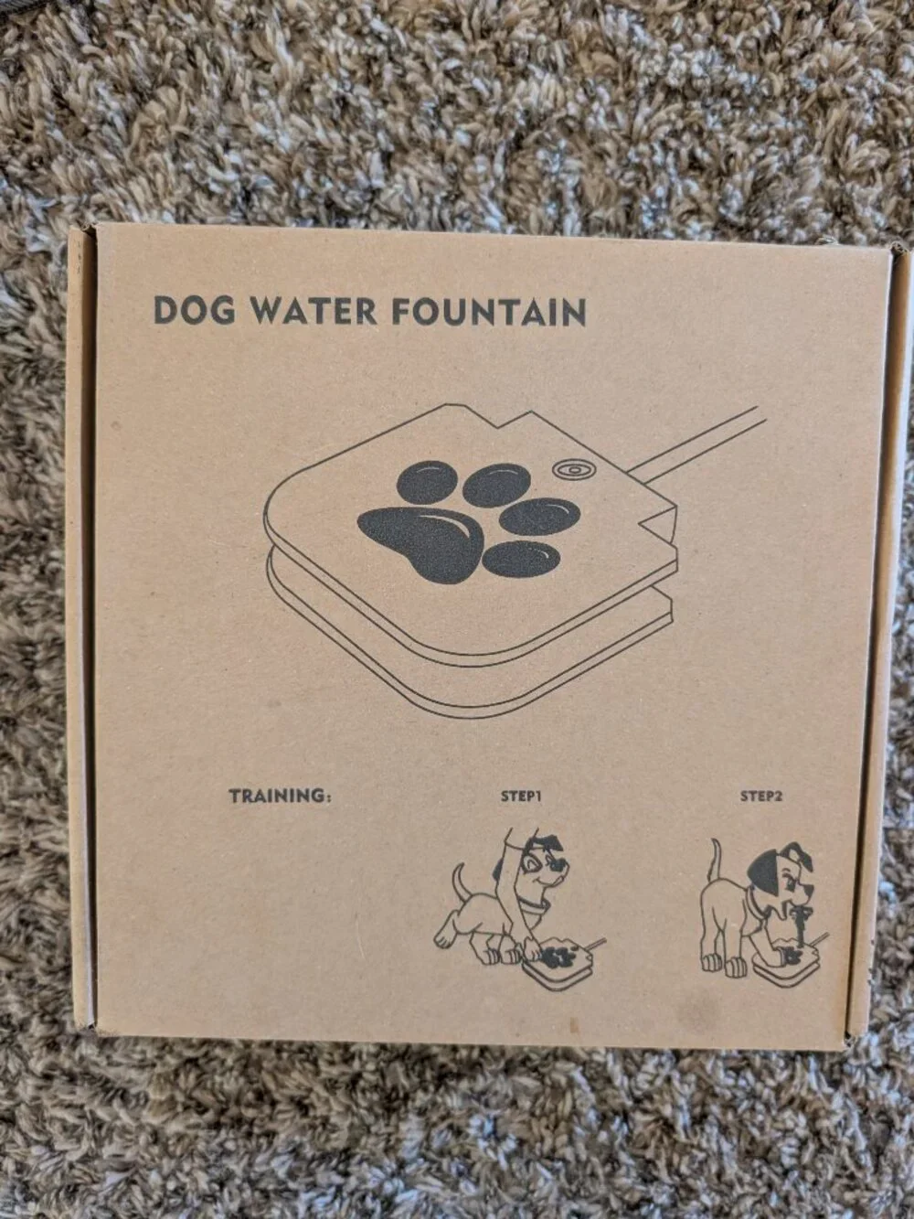 Yatoco Dog Water Fountain Outside Toy Summer Heat Step On Activity Play
